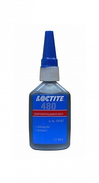 Клей упрочнённый, термо/вибростойкий, черный Loctite 480